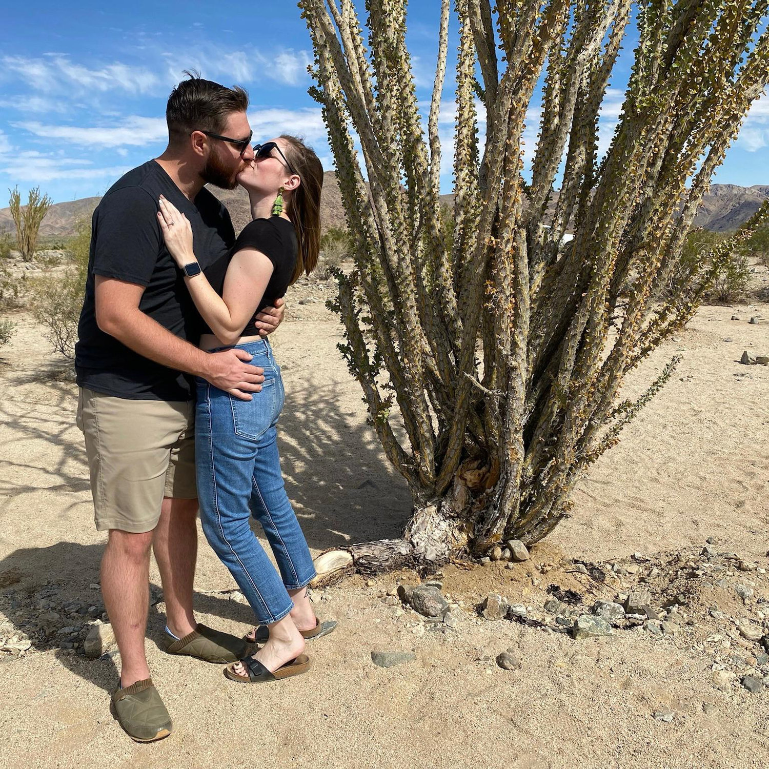 The next day was spent basking in that engaged glow throughout the National Park.