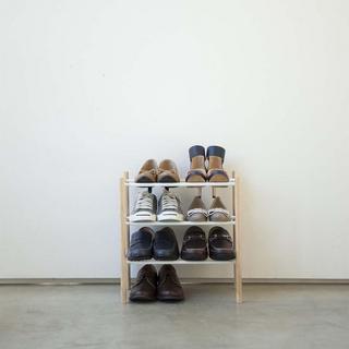 Modern Expandable 3-Tier Shoe Rack