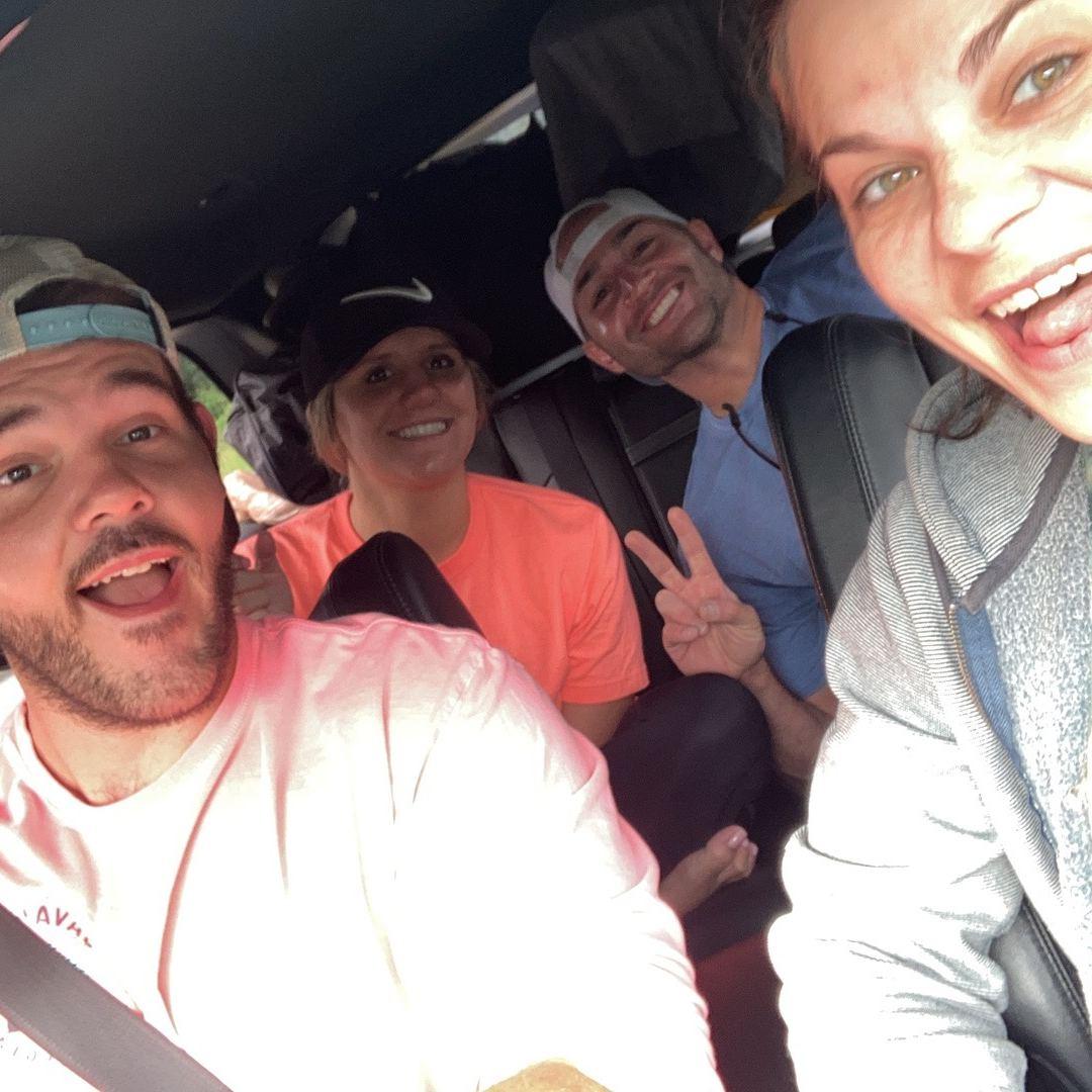 Tybee Trip #3. Trying to look awake on the ride down.
