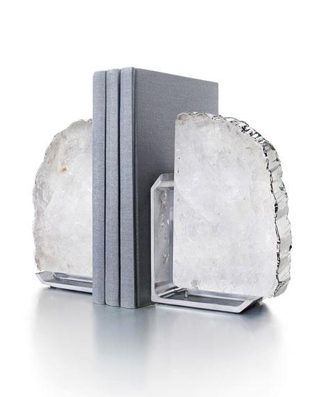 ANNA New YorkFim Crystal Stone Bookends, Set of 2