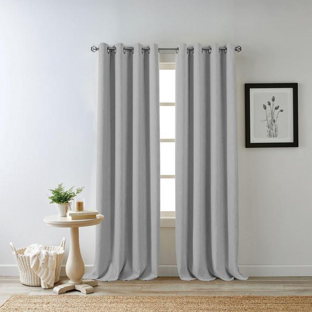 Bee & Willow™ Home Hadley 84-Inch Grommet 100% Blackout Window Panel in Light Grey