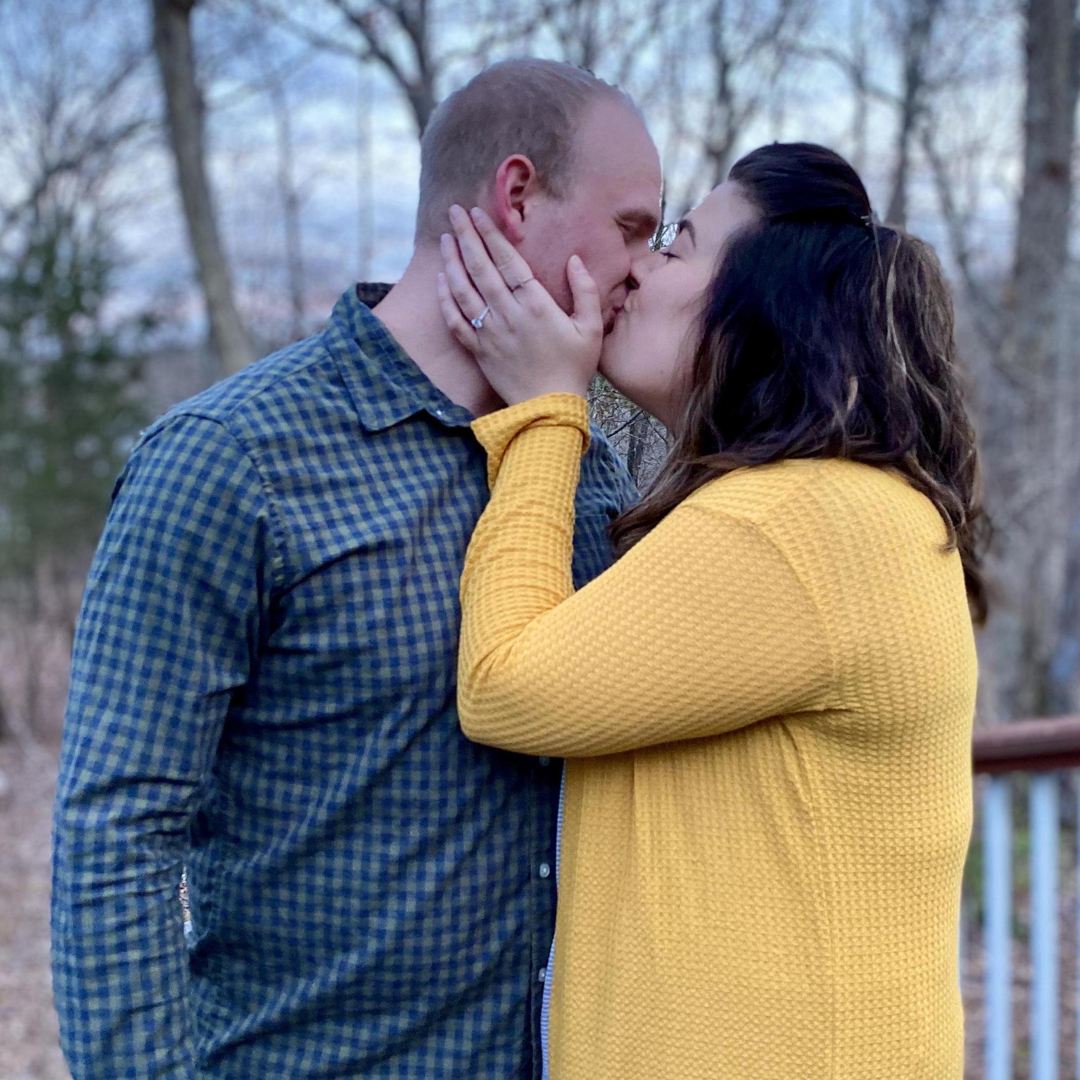 I'm sure he hated our post-proposal photo op we had, but he didn't complain a bit! He let me take all the photos and call and text whoever I wanted. lol He loves me!