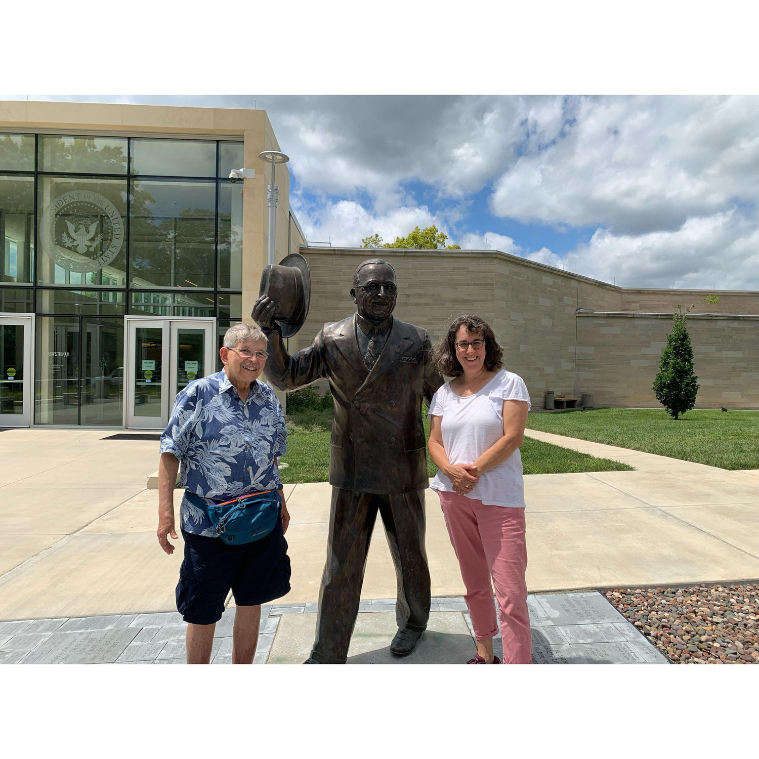 Harry S Truman library - we are both history nerds!