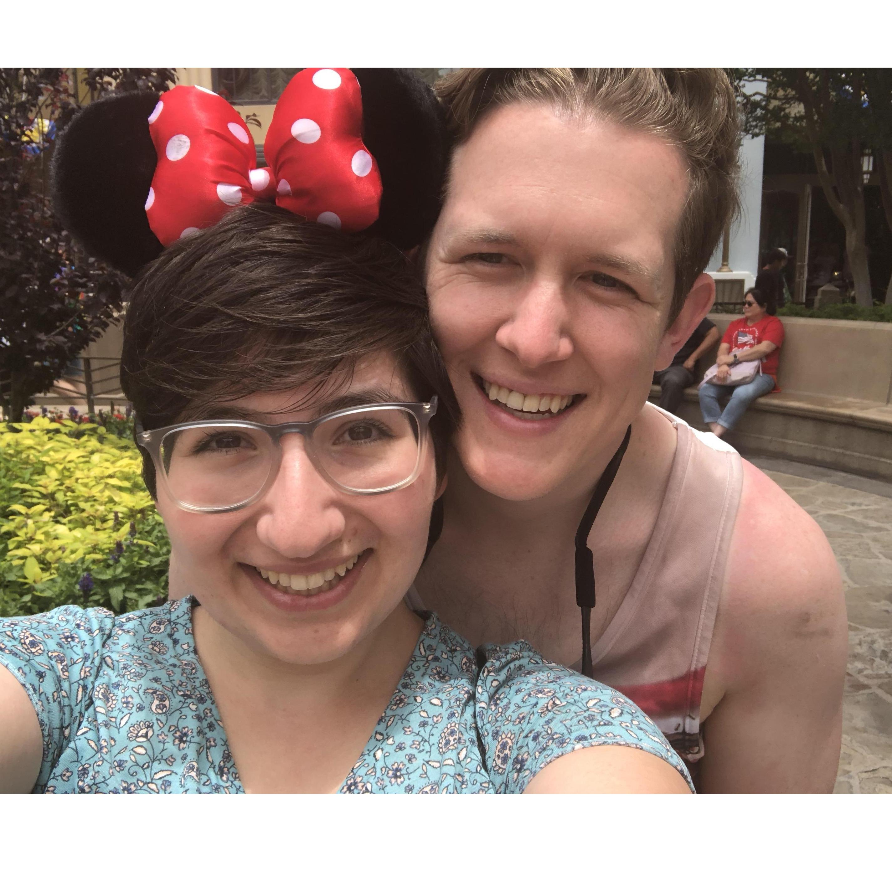 For our 1 year anniversary, Alex arranged for a weekend at Disneyland!