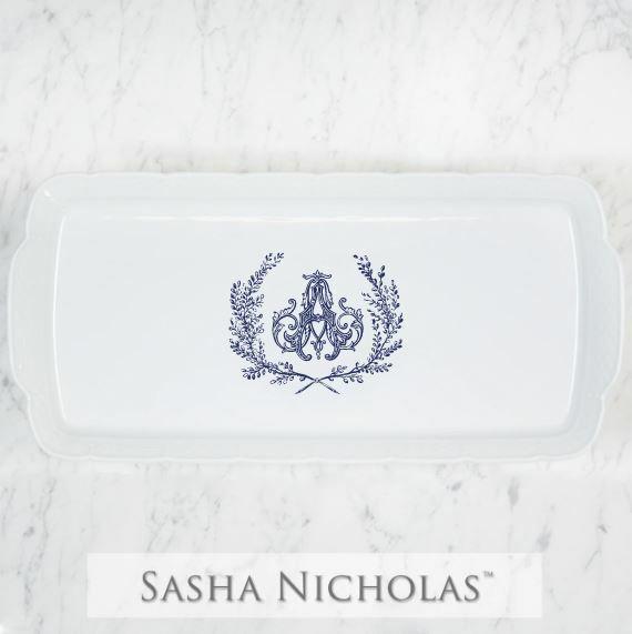 Personalized Weave Hostess Platter
