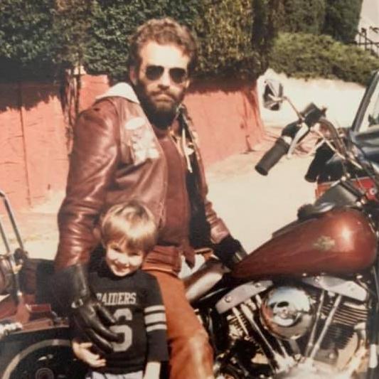Little Shane w/ Late Father
