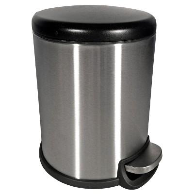 Round 5 Liter Trash Can - Stainless Steel - Room Essentials™