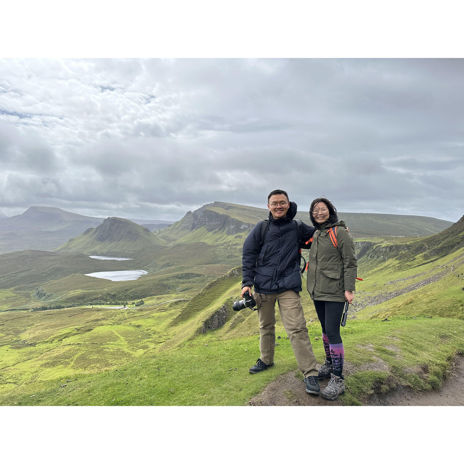 Goofing around ... In scottish Highland during Summer
