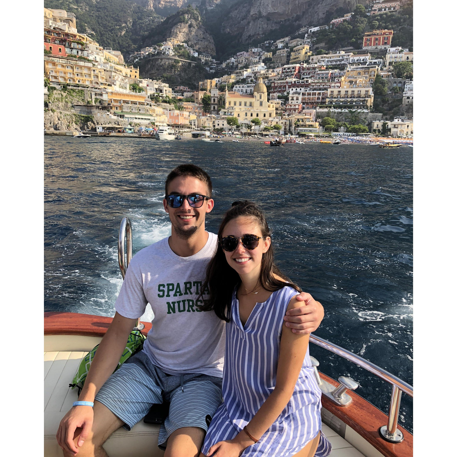 Our boat tour day around Capri