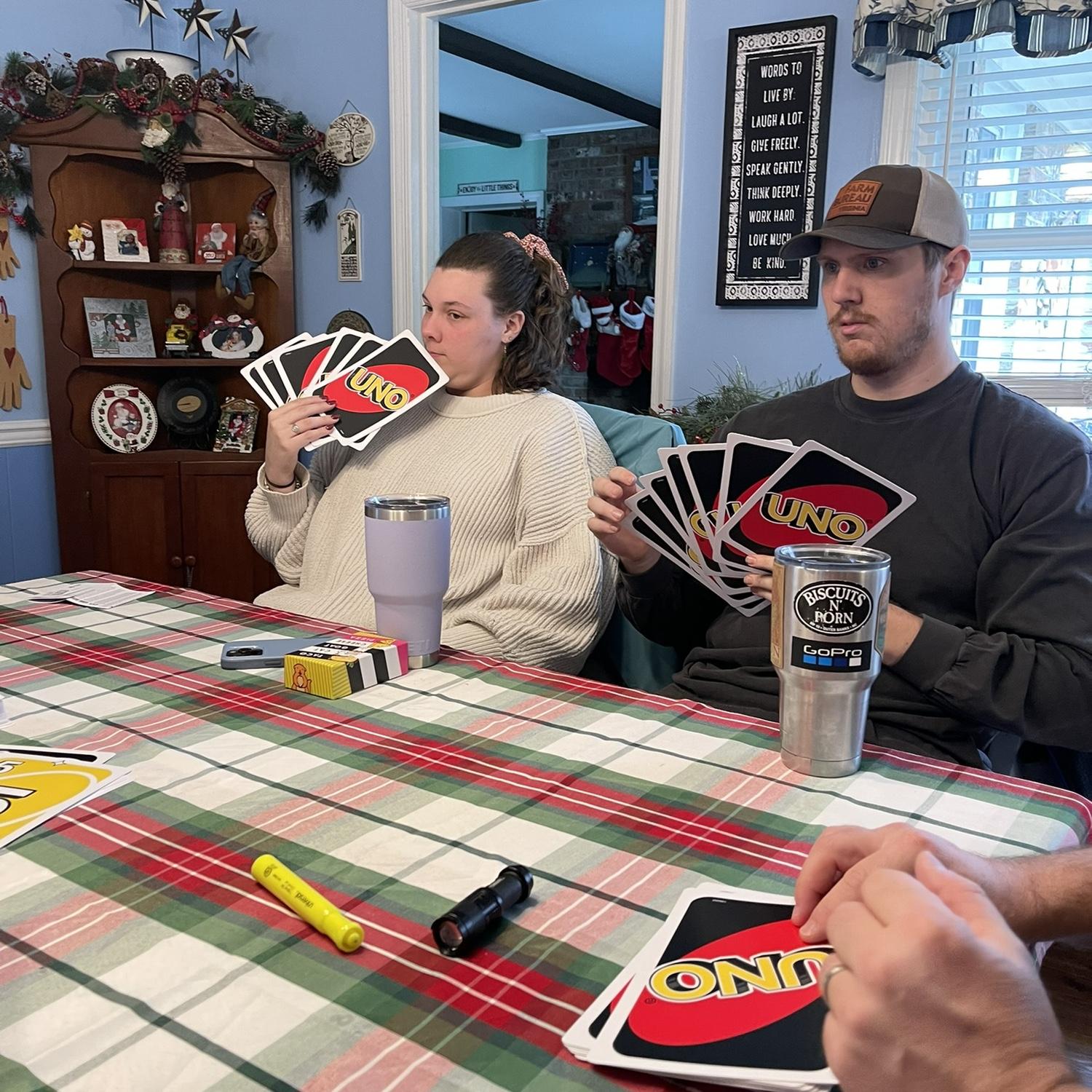 Giant Uno During Thanksgiving!