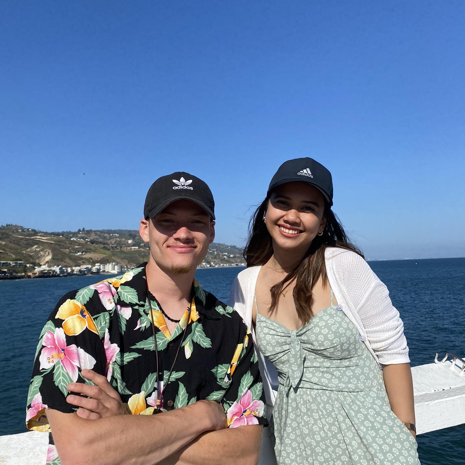 first photo together in LA!