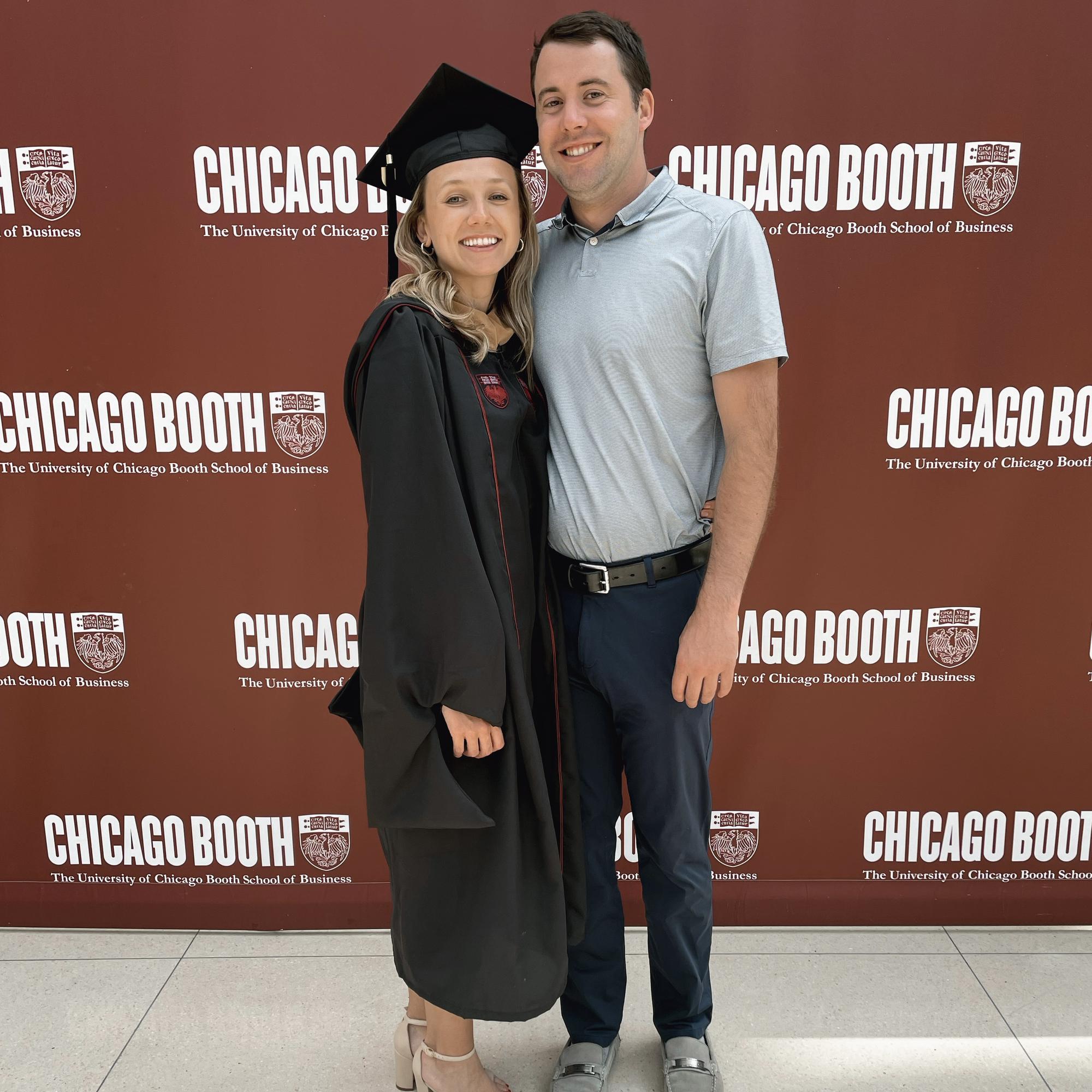 Celebrating Halle's graduation from business school