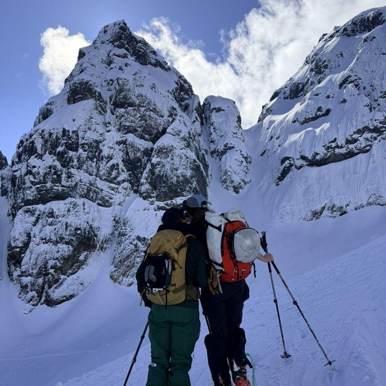 A tender moment in the Coast Mountains