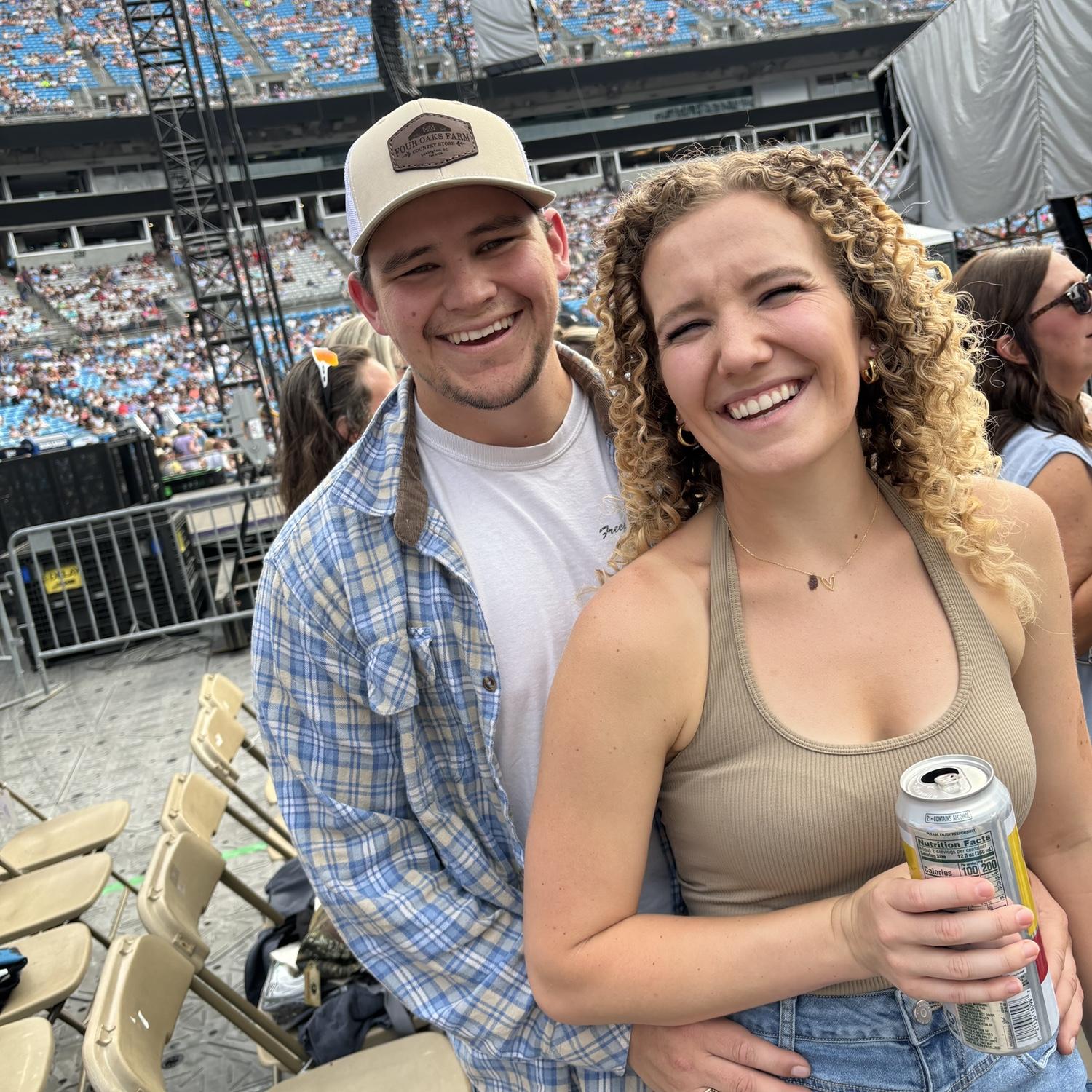 George Strait, one of Sean’s bucket list concerts.