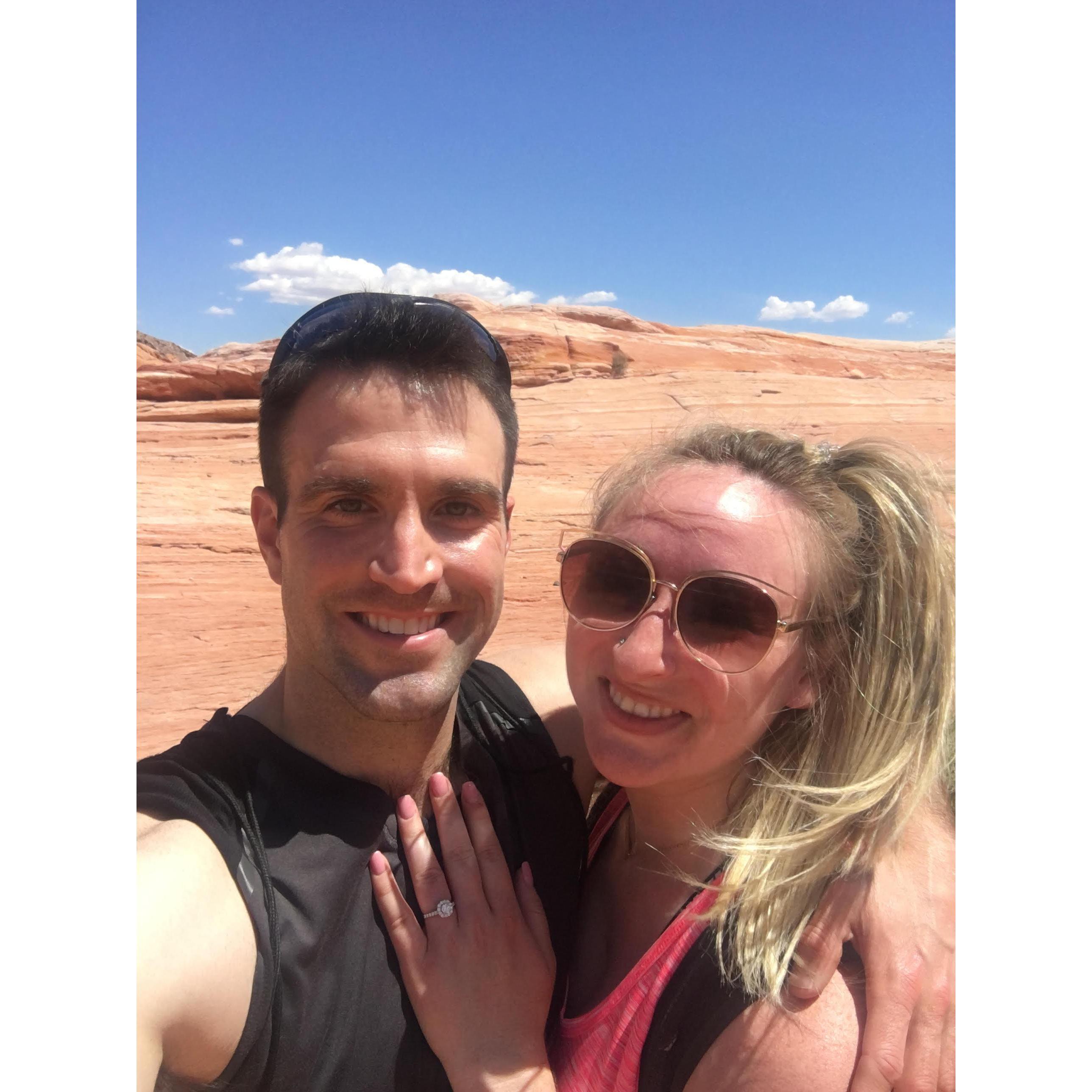 Valley of Fire, Las Vegas, NV! Our place of engagement!