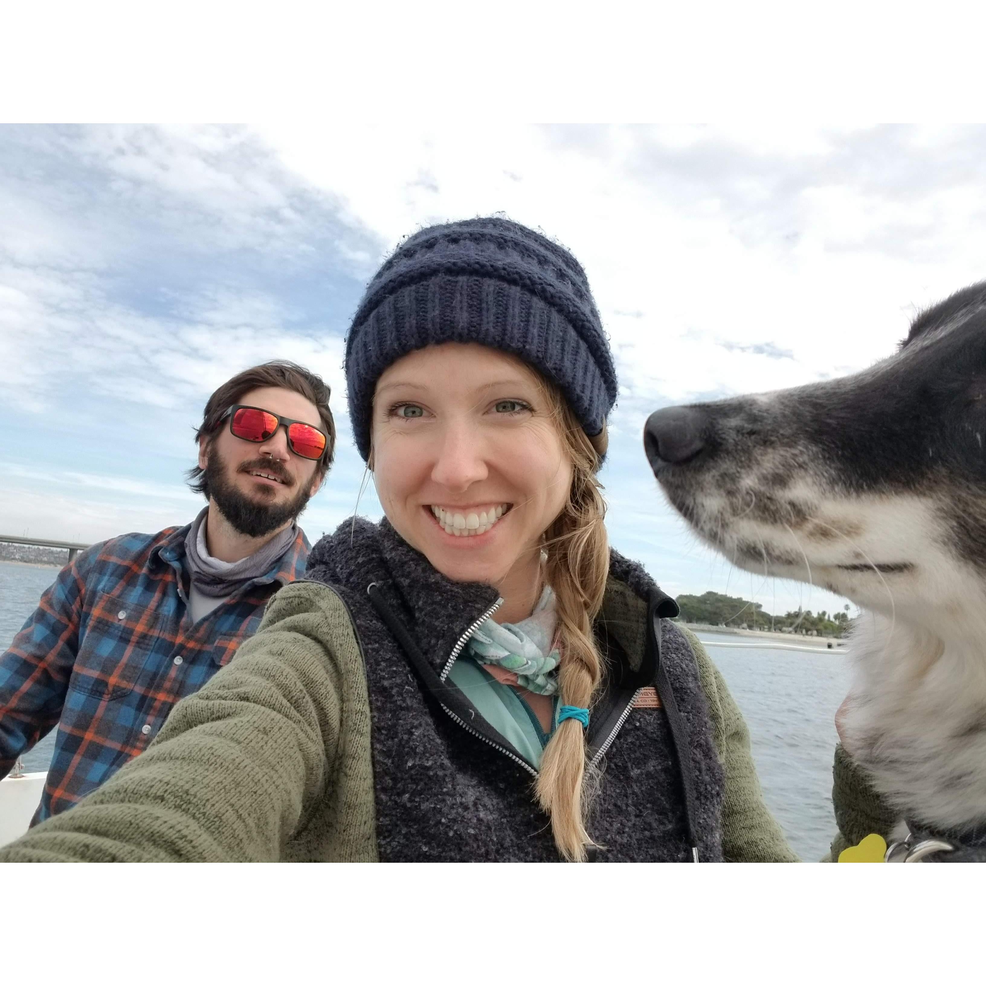 Sailing with Tuggs in San Diego