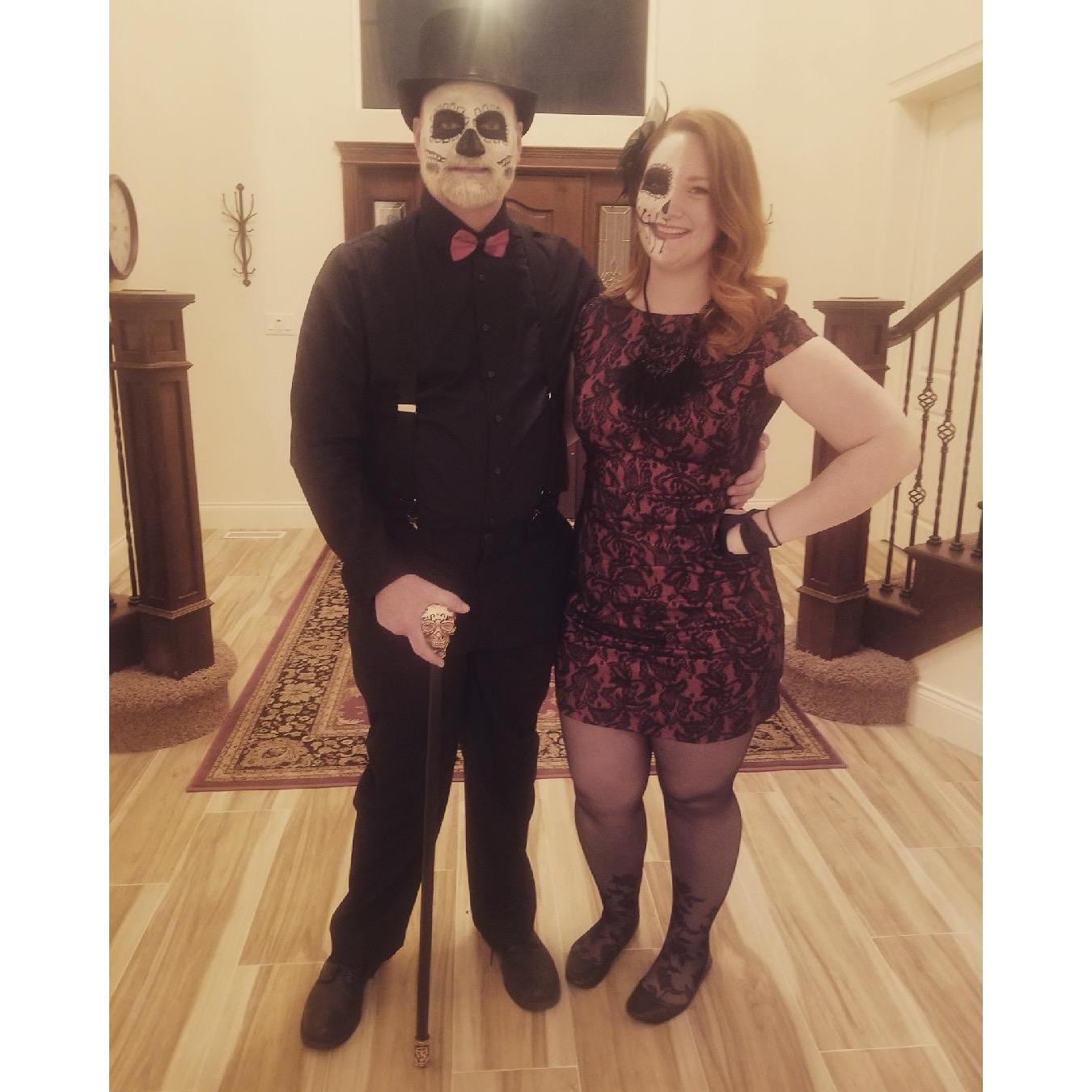 Our first couple's Halloween costums