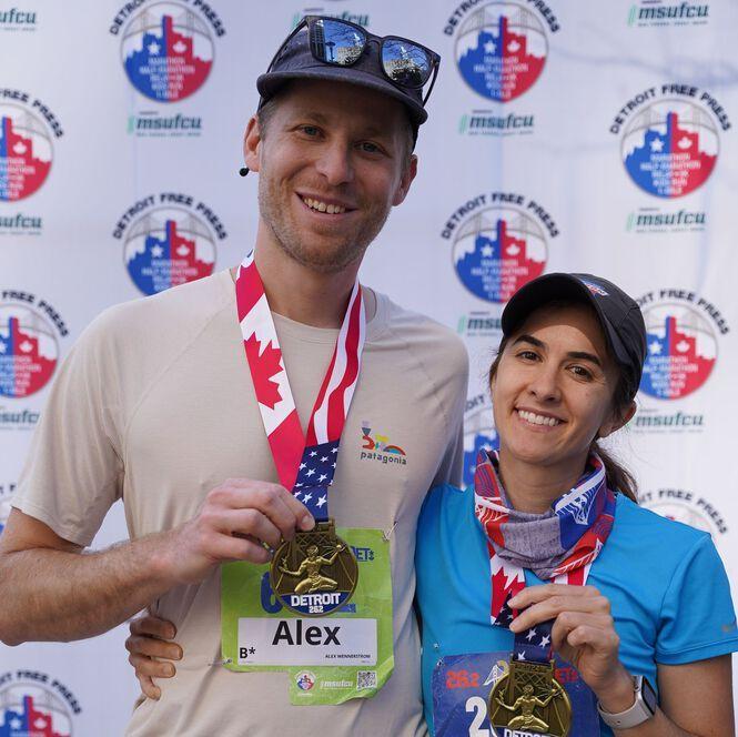 Detroit marathon finishers!