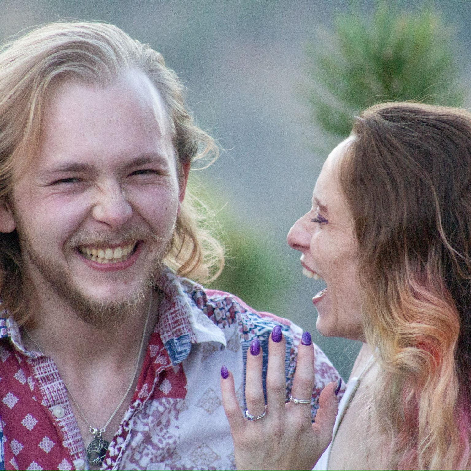 Us in mid-laughter :)