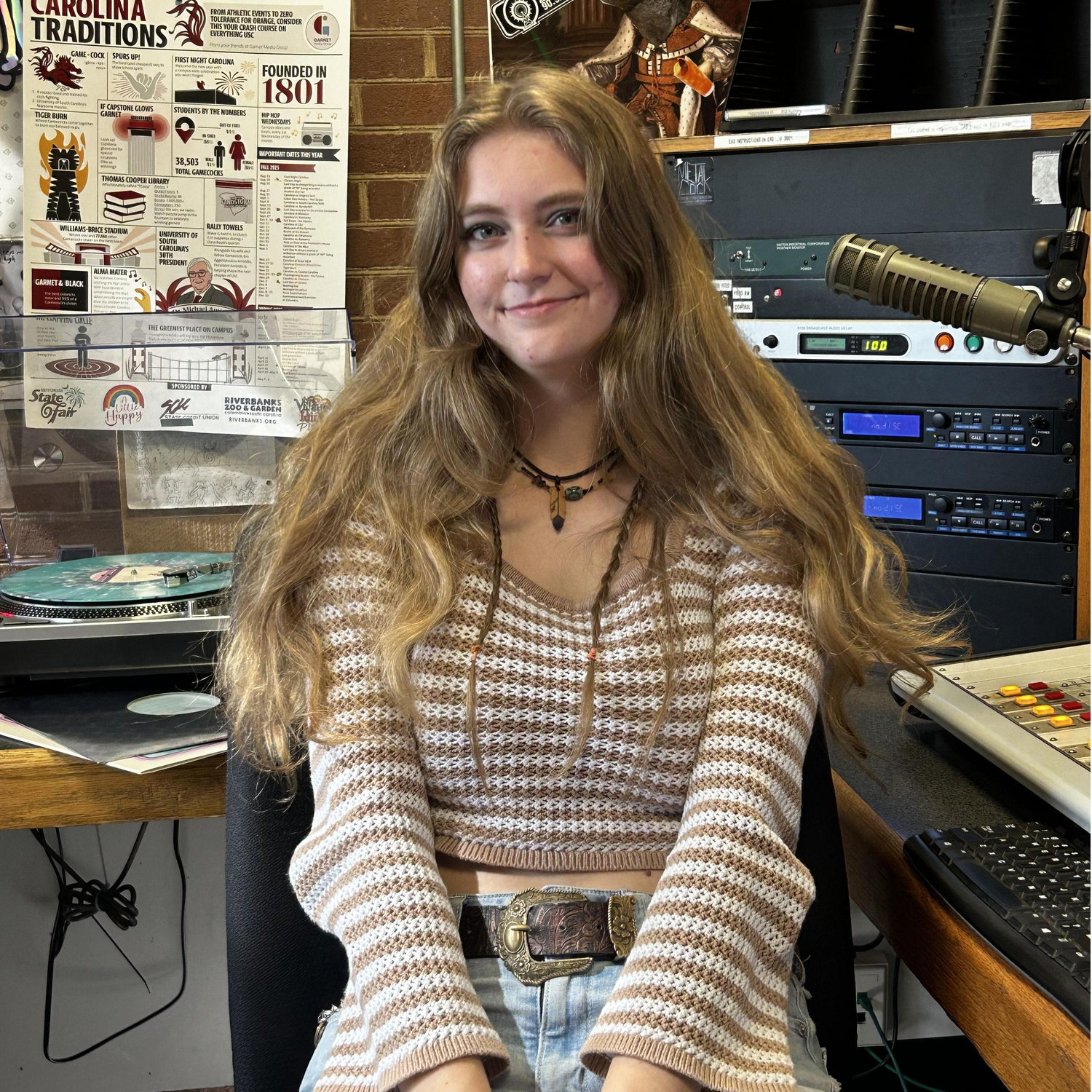 During our radio show