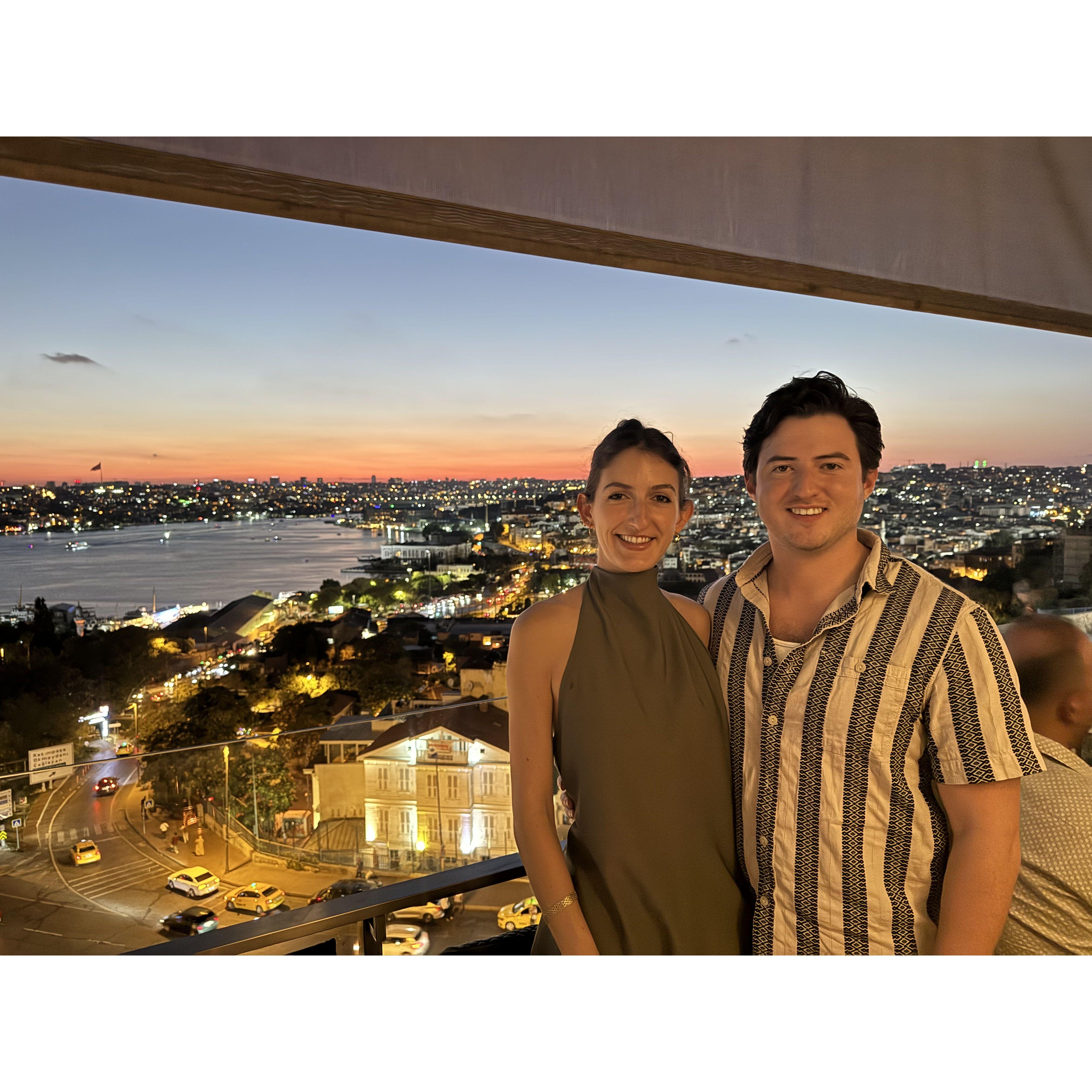 Taking in the sites in Istanbul!