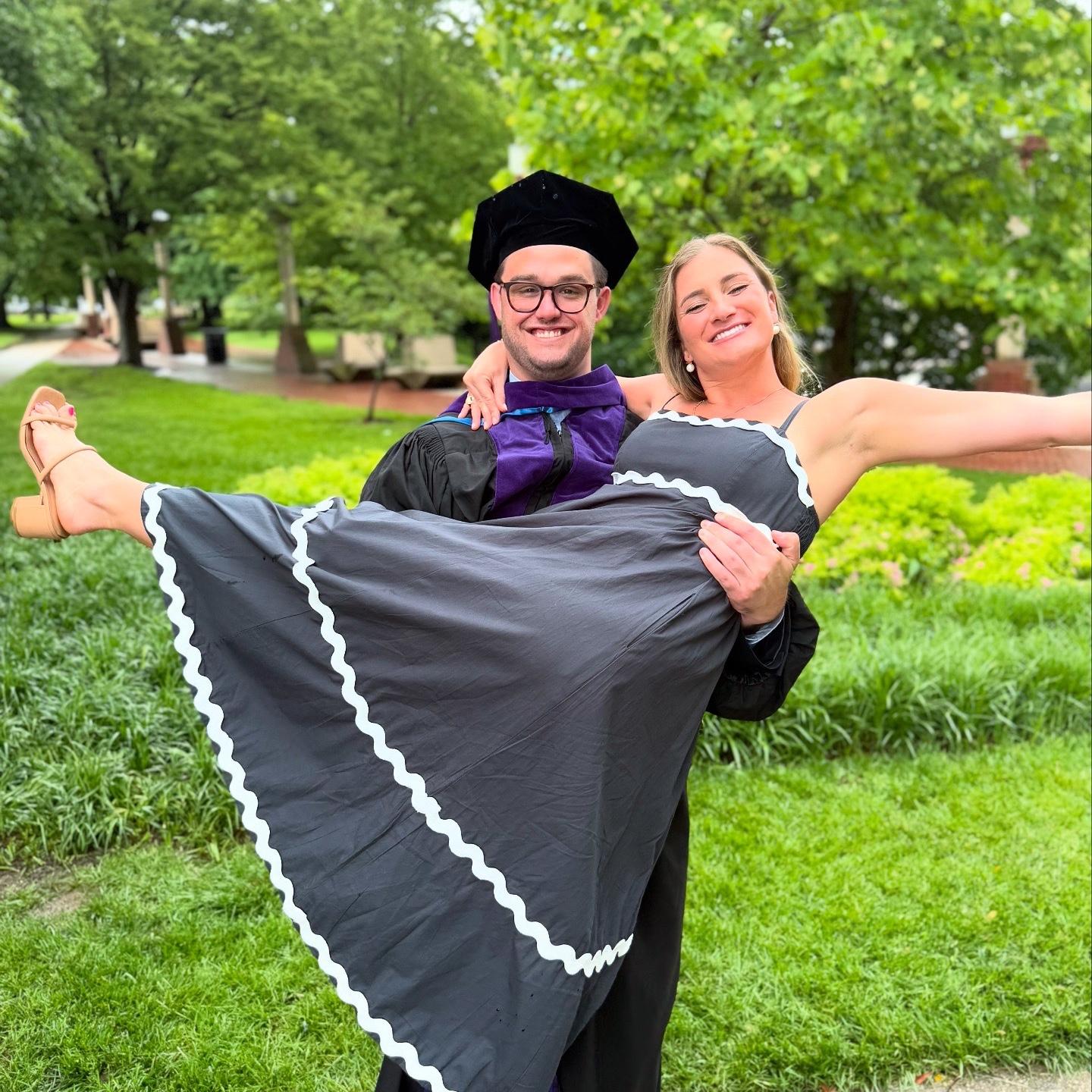 Law school graduation, peep the same pose at Villanova graduation!