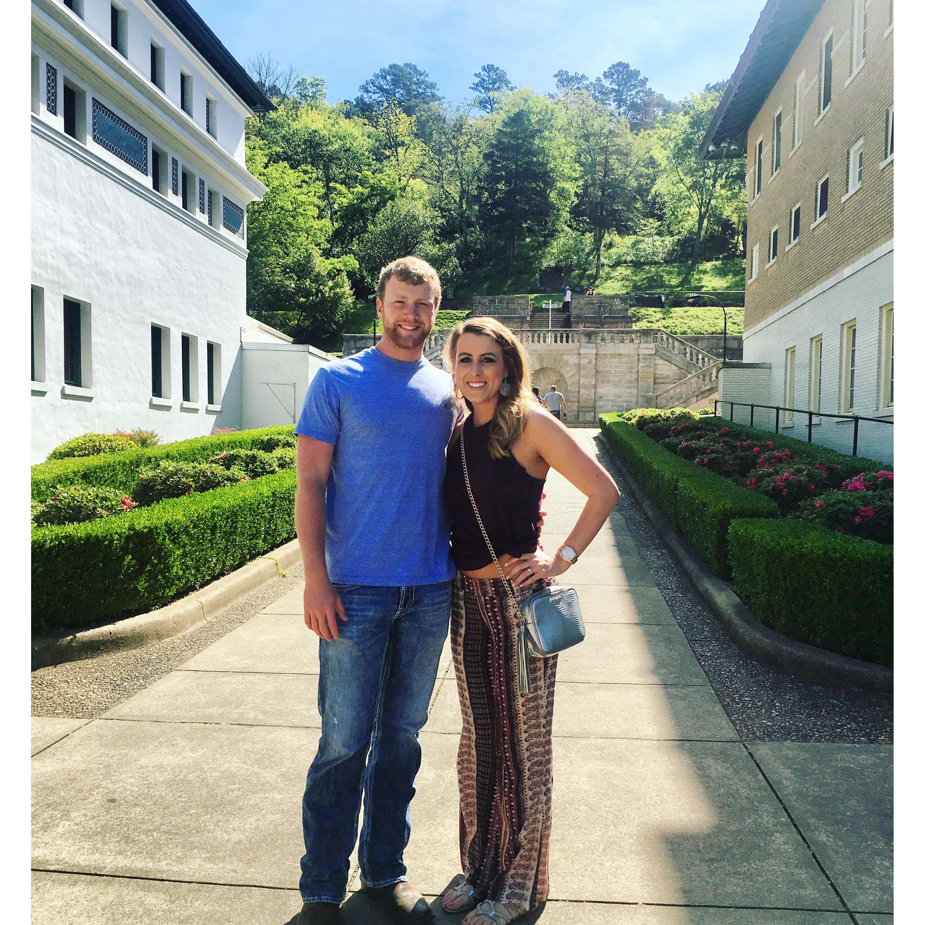 Every year we go to Hot Springs Arkansas with Zane’s Family to watch the horse races. This was just two weeks after getting engaged, it is so beautiful there!