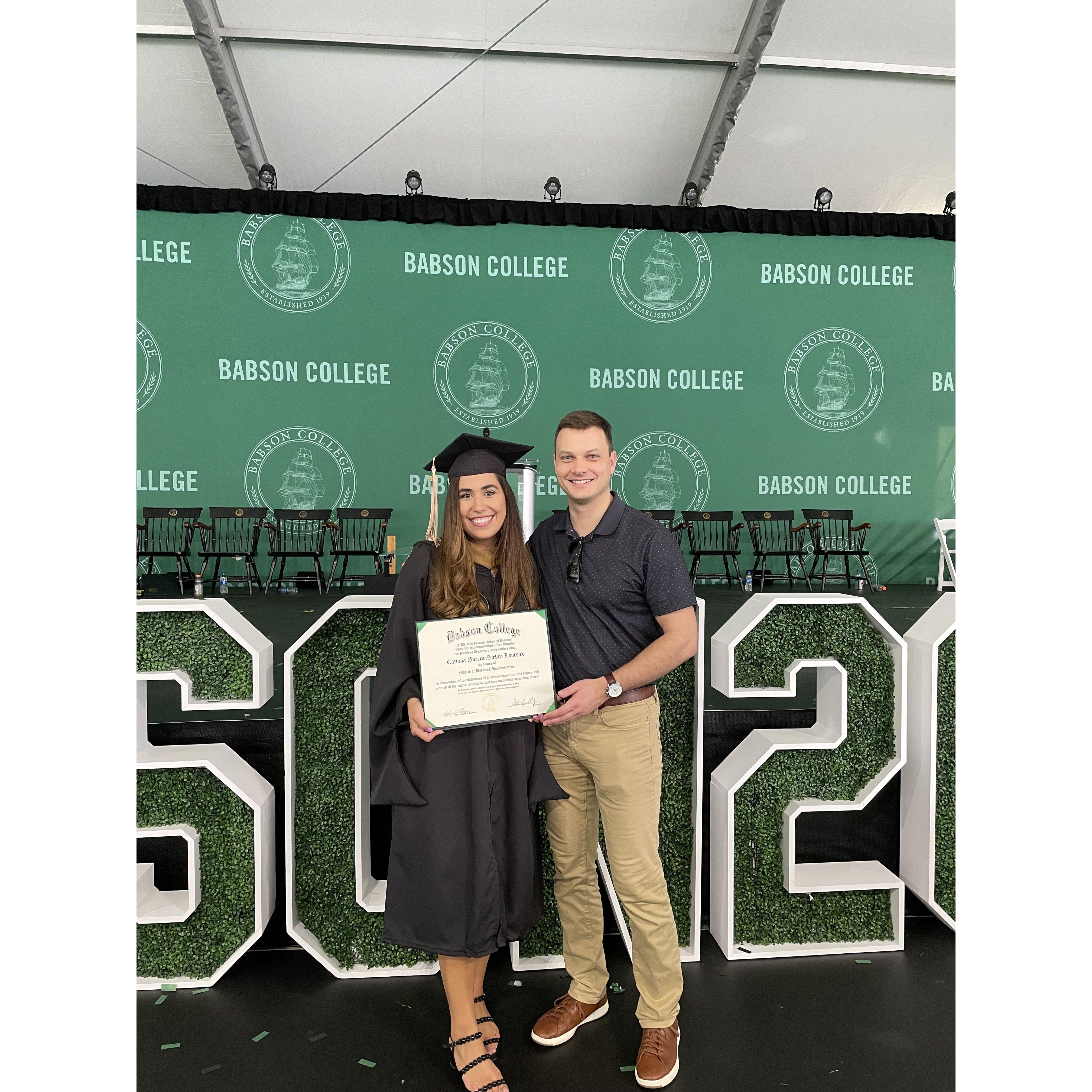 Maio de 2022 — Formatura do MBA de Tati 🎓