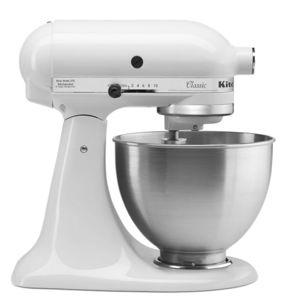 Classic™ Series 4.5 Quart Tilt-Head Stand Mixer White K45SSWH | KitchenAid