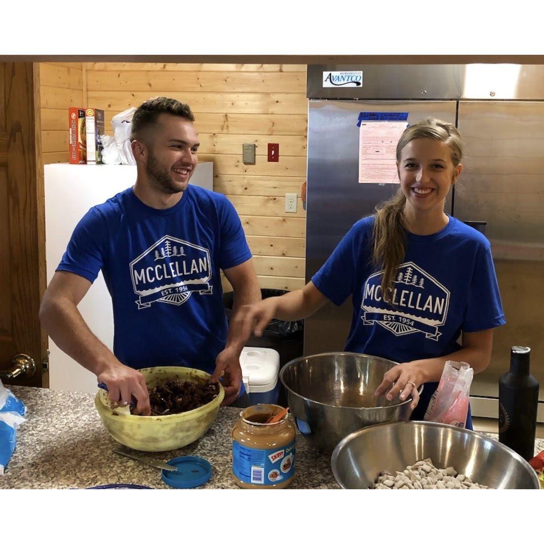 Making Spencer's favorite, Puppy Chow! 