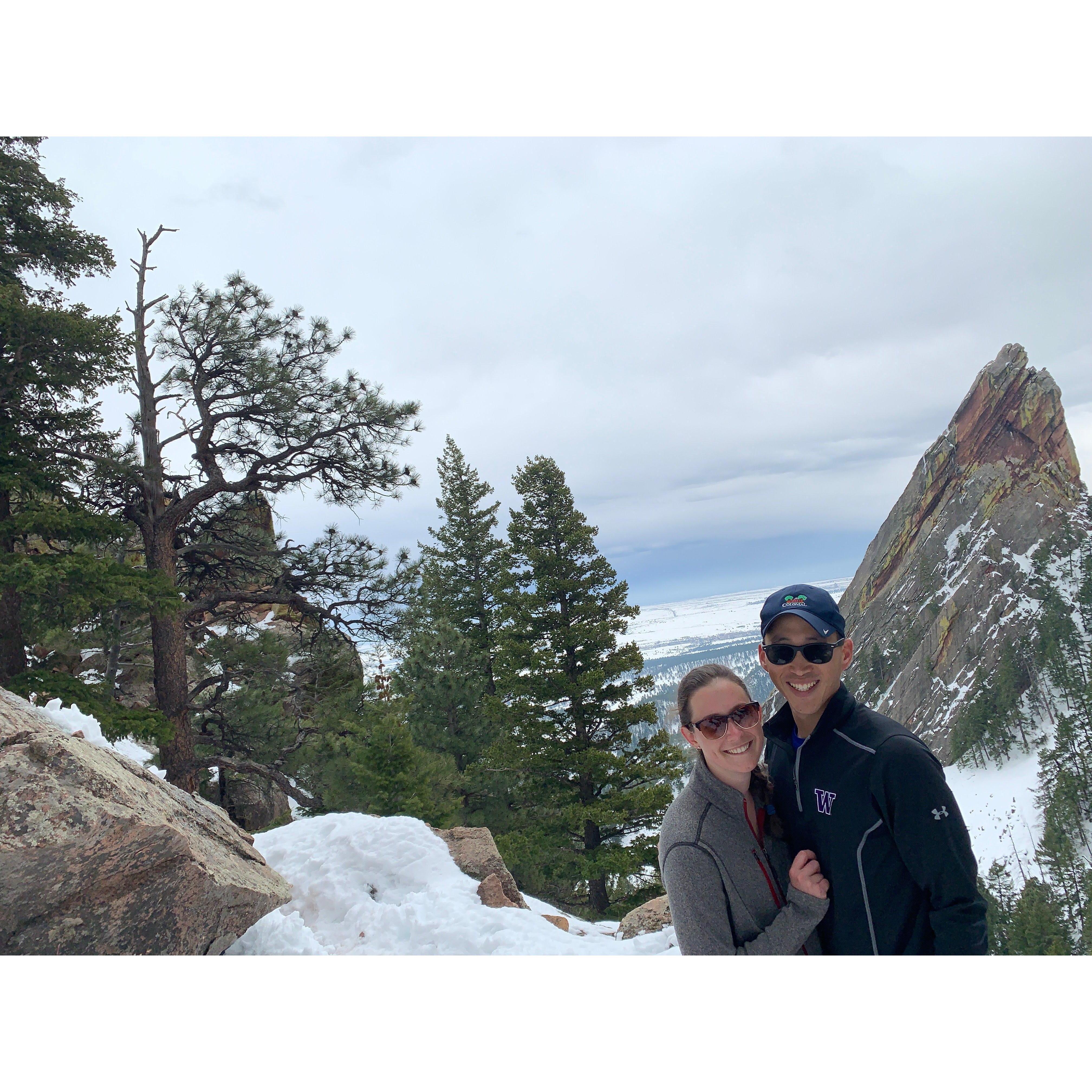 Hiking 1st and 2nd Flatiron trail!