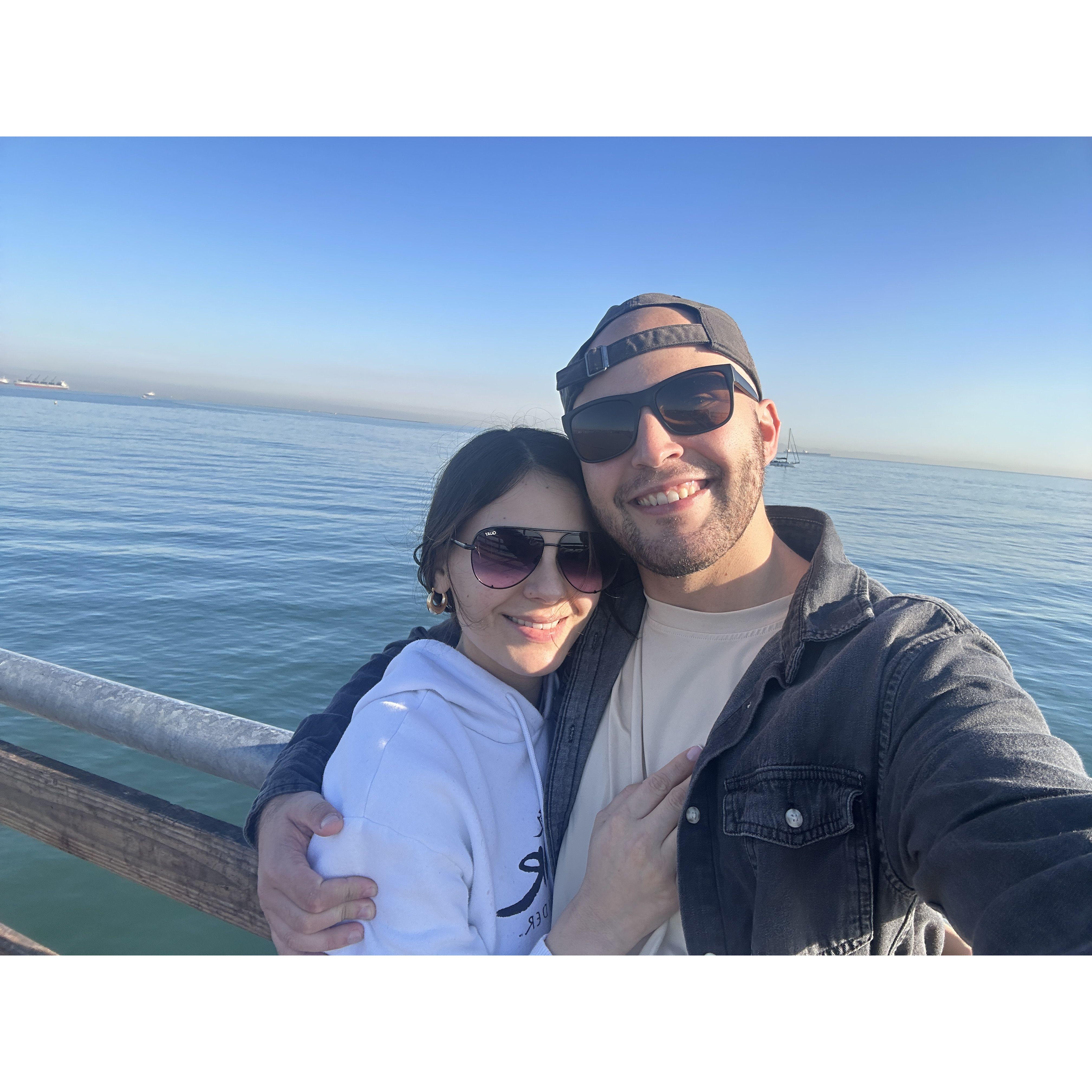 Mariah's first time going to Seal Beach