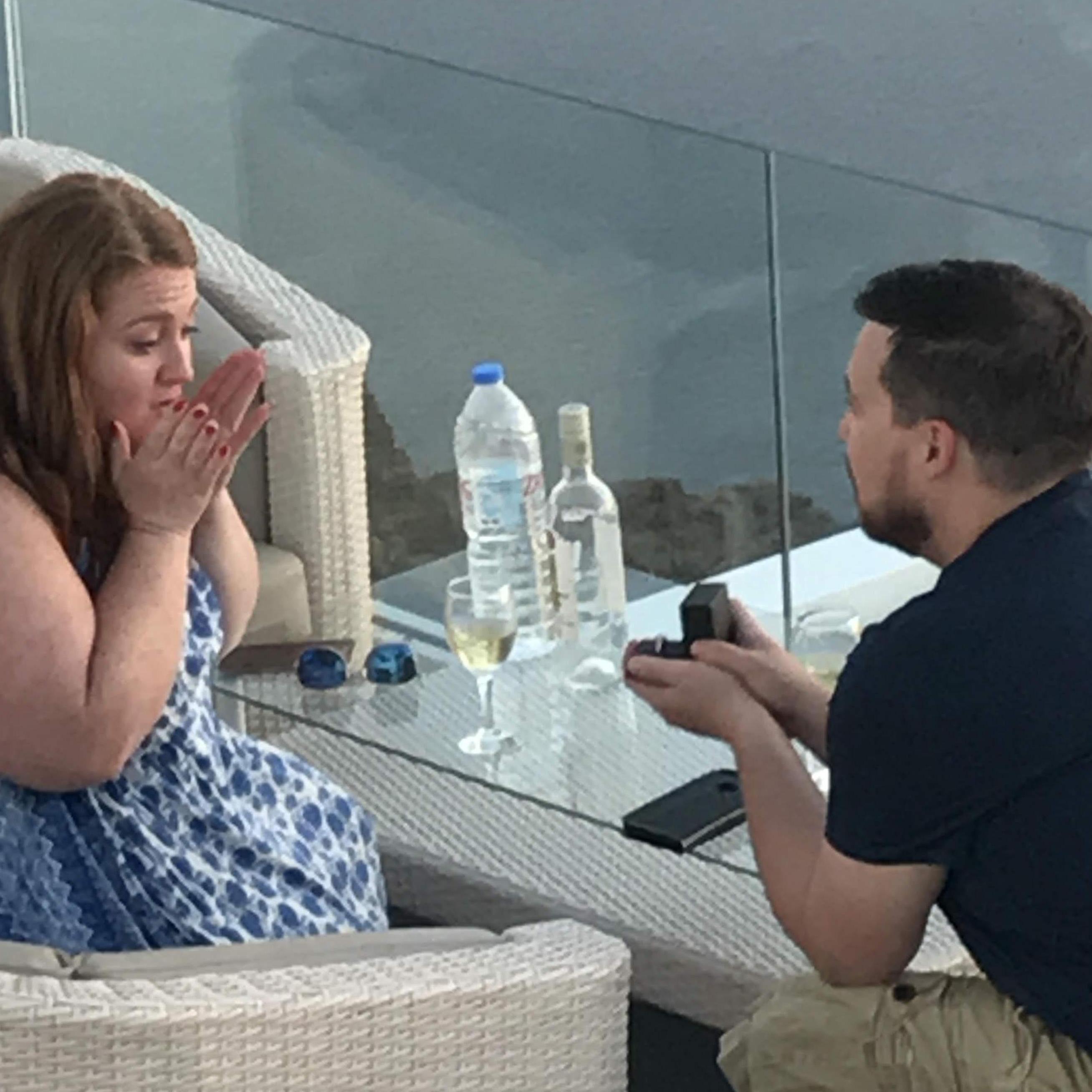 Popping the question!