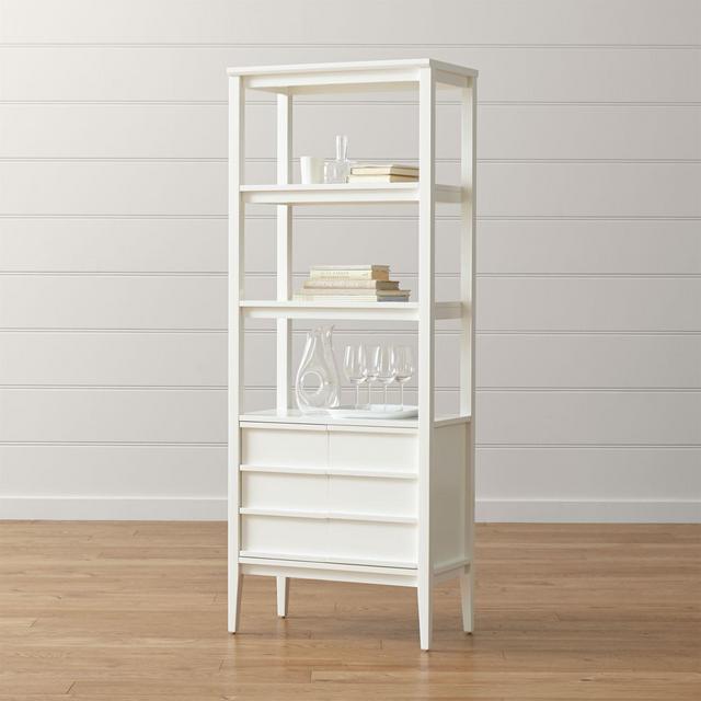 Spotlight White Bookcase