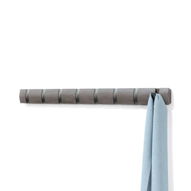 Umbra® Flip 8-Hook Rack in Grey/Pewter