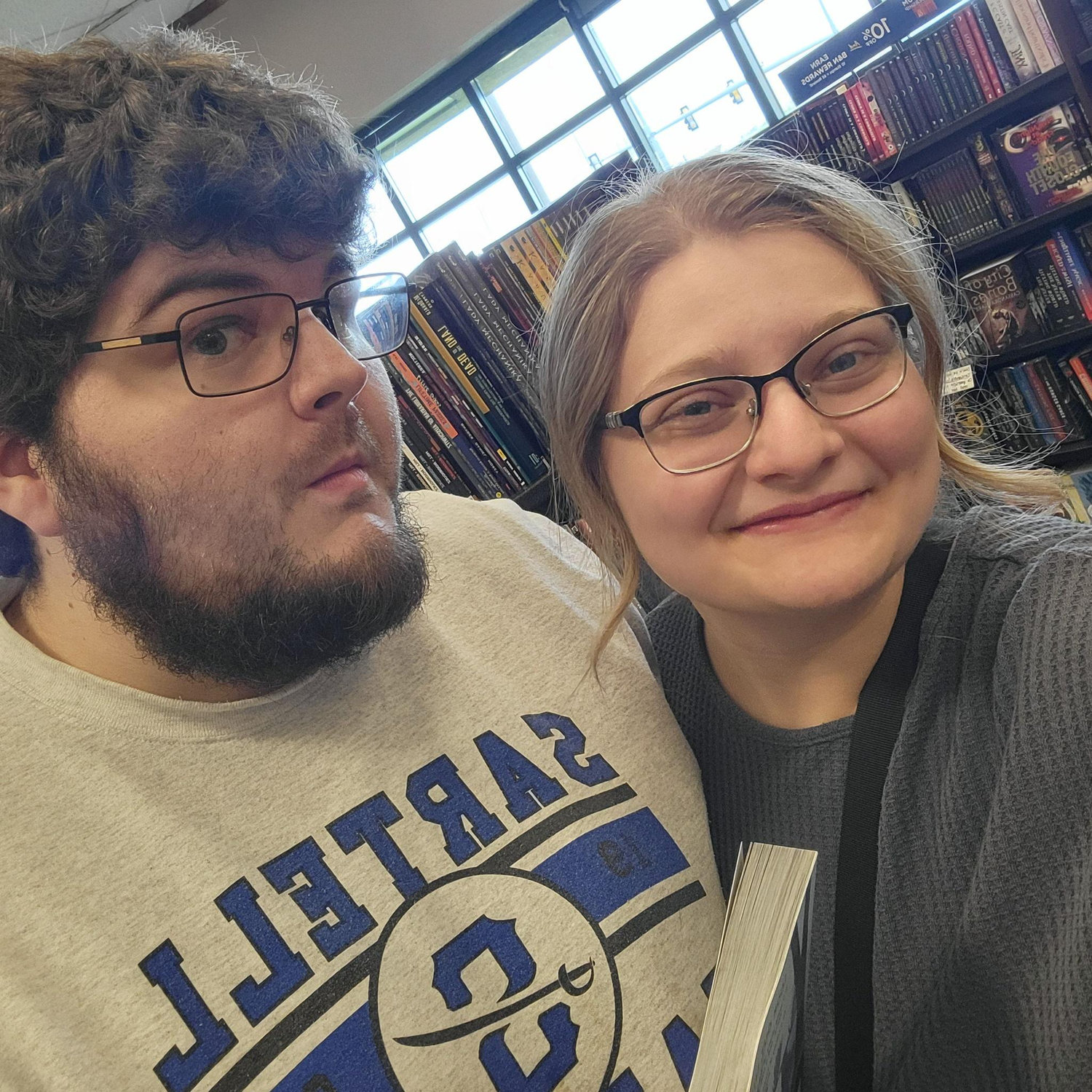 One of our many Barnes & Noble dates.