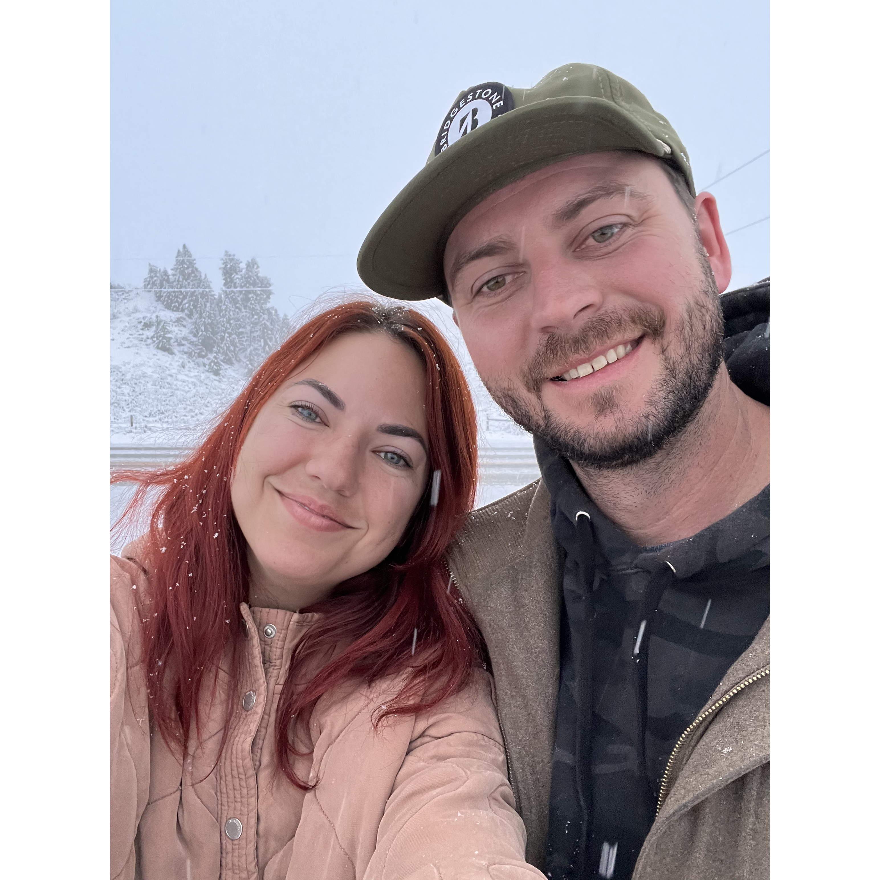 Snow storm in Montana Memorial Day 2022