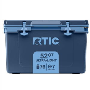 RTIC Ultra-Light 52 Quart Hard Cooler, 30% Lighter Than Rotomolded Coolers, for Camping, Fishing, Beach, Boat, Picnic, Day Trip