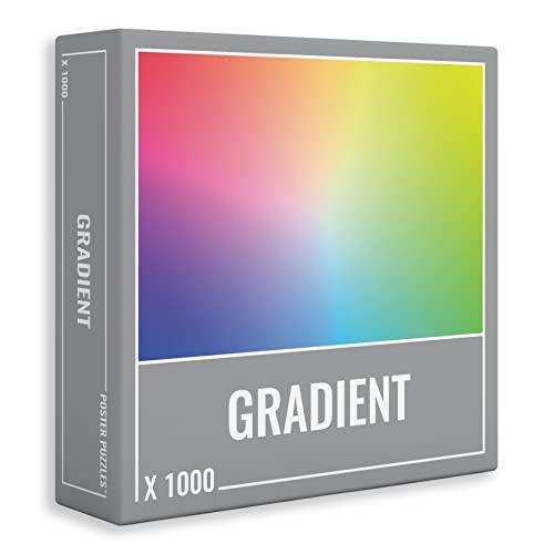 Gradient Puzzle 1000 Pieces: Cool, Premium Jigsaw Puzzle for Grown Ups and Adults!