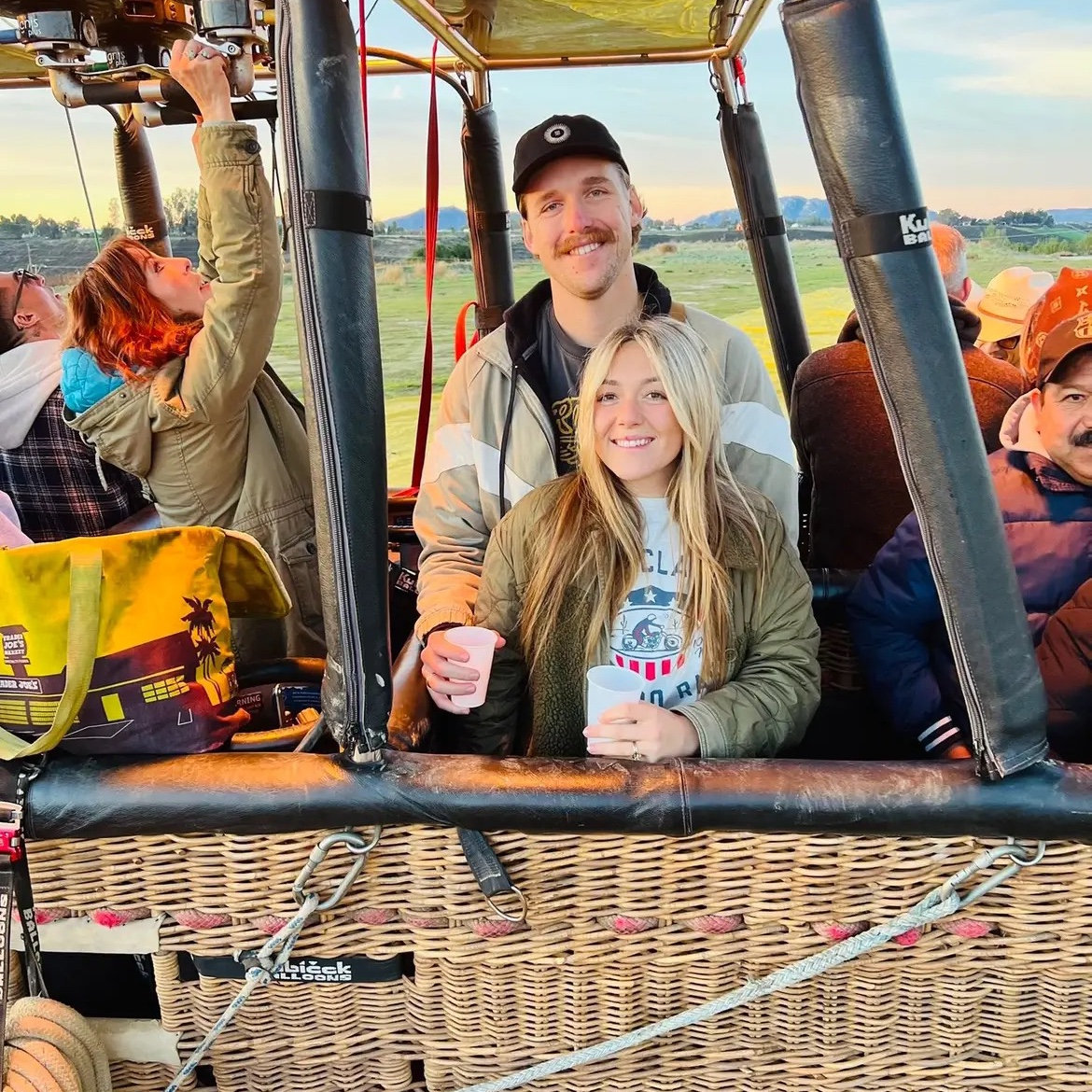 Austin’s birthday on a hot air balloon