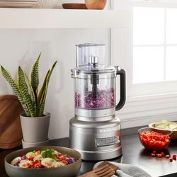 KitchenAid - 7 Cup Food Processor - Contour Silver