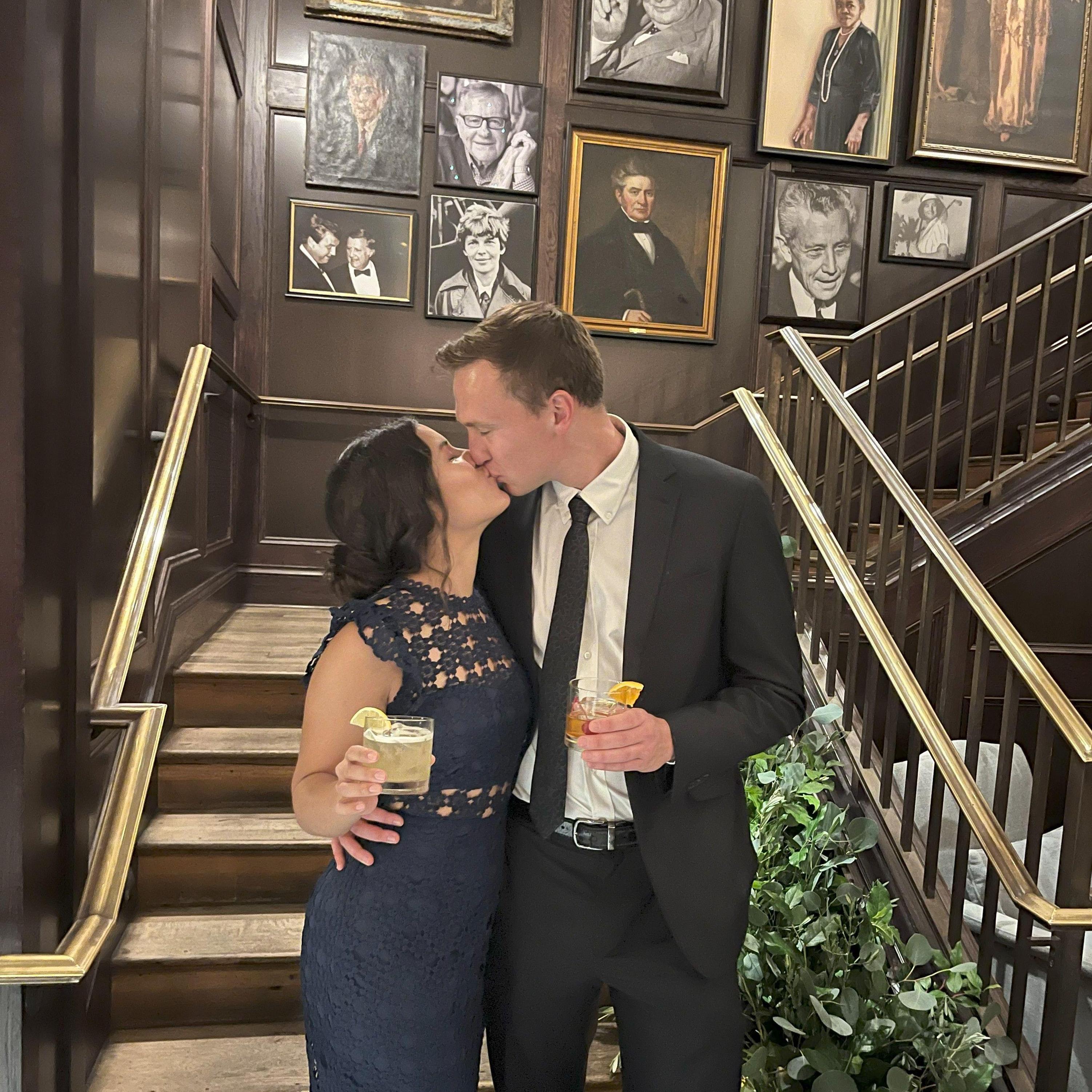 Celebrating our friends' love, Katherine's (bridesmaid) wedding in November of 2023