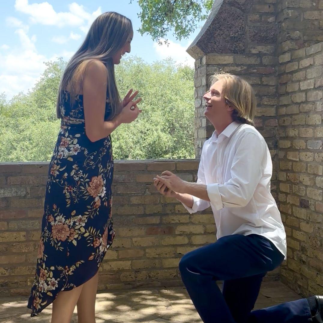 He proposed <3