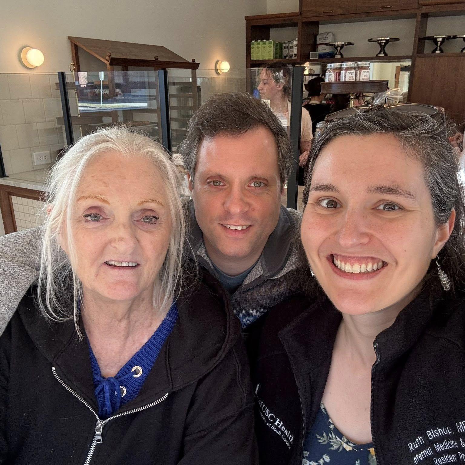 Celebrating Ruth's birthday at Tiny Welton's Bake Shop