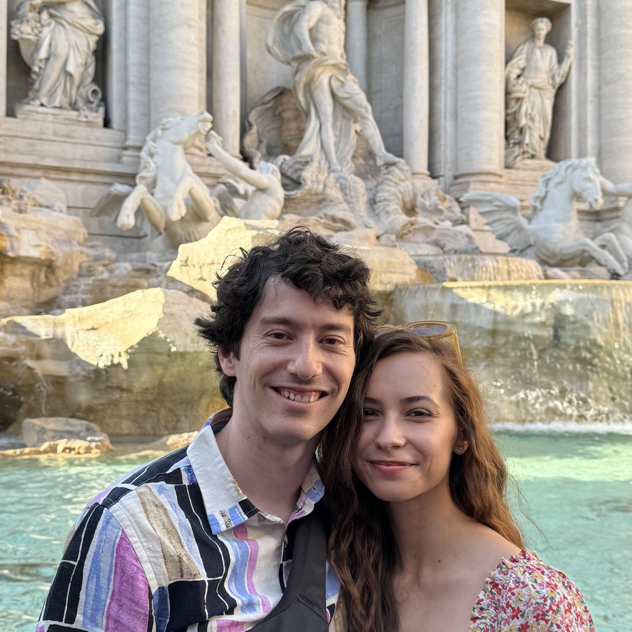 When we were in Rome!