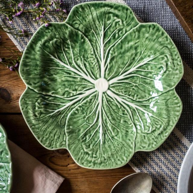 Bordallo Pinheiro Cabbage Dinner Plate