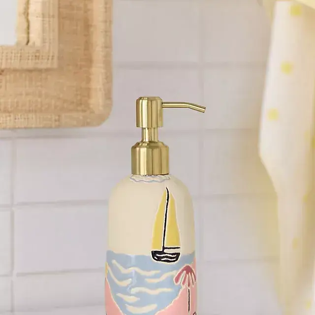 Printed Ceramic Soap Dispenser
