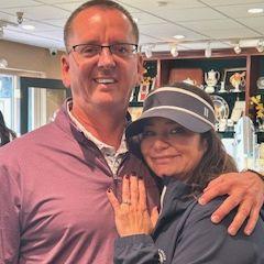 Pebble Beach jewelry store where we bought our engagement ring!