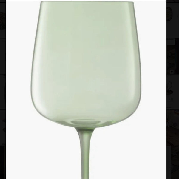 LSA Arc Contrast Set of 4 Wine Glasses - Moss
