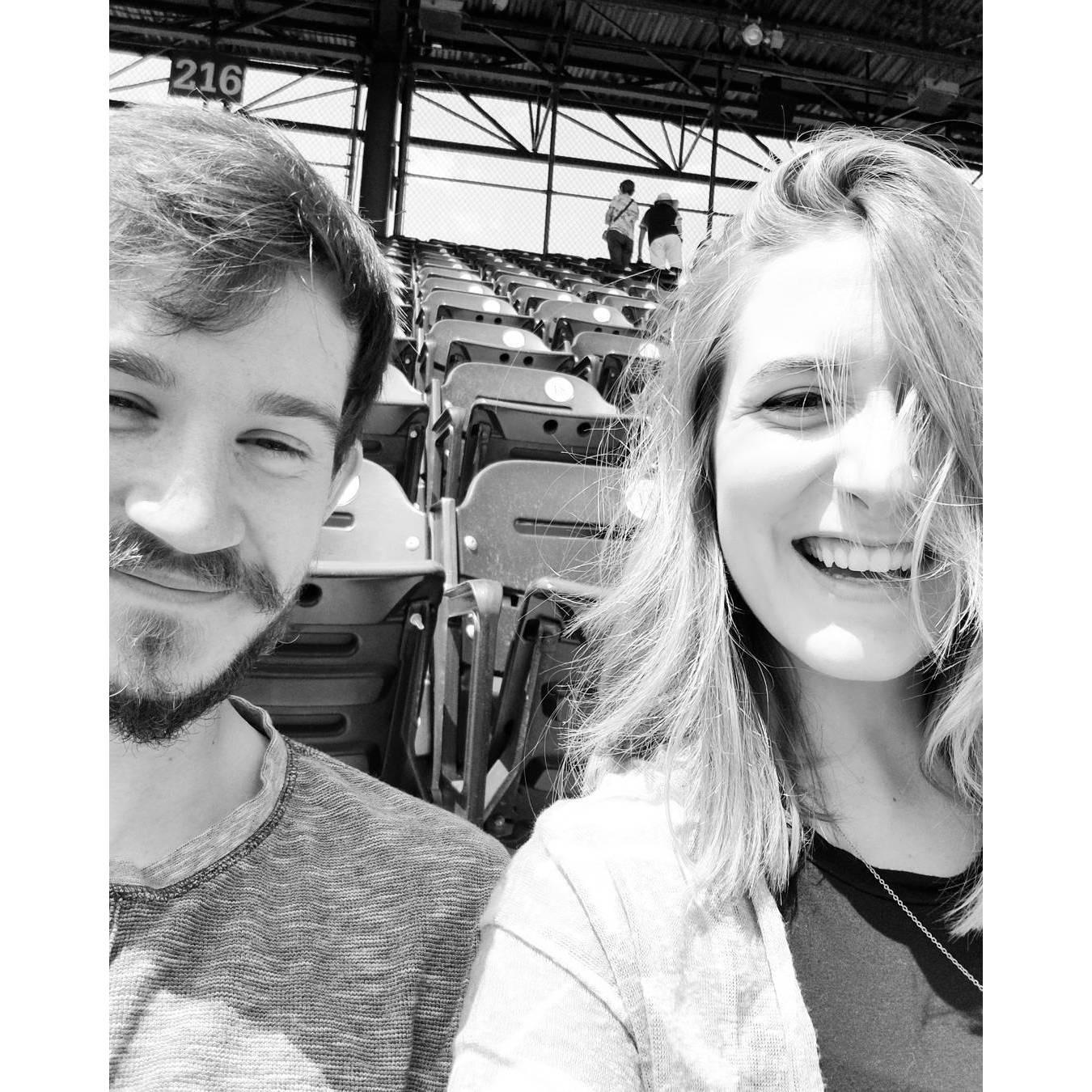 Our first ever picture together, 2017